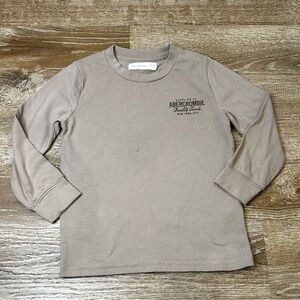 Abercrombie & Fitch Kids Tan Long Sleeve Shirt